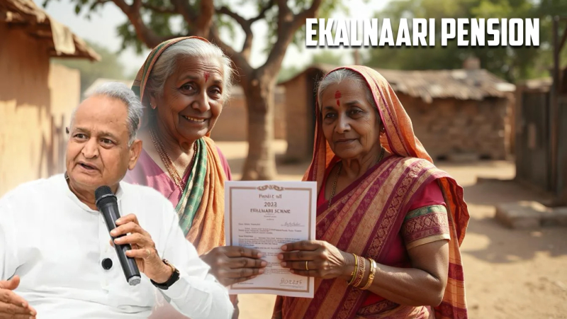 Rajasthan Chief Minister Ekalnaari Pension Scheme 2025. Rs 1500 Monthly Pension