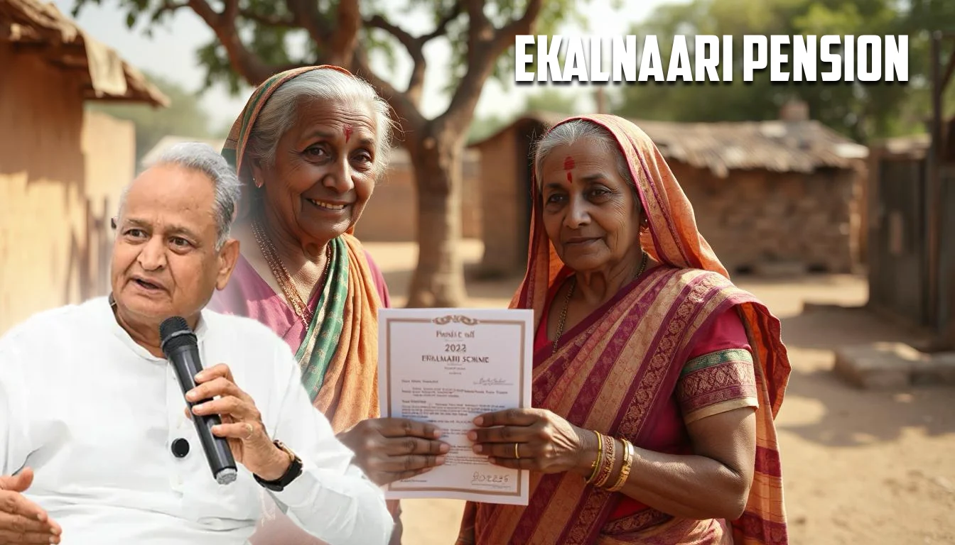 Rajasthan Chief Minister Ekalnaari Pension Scheme 2025. Rs 1500 Monthly Pension